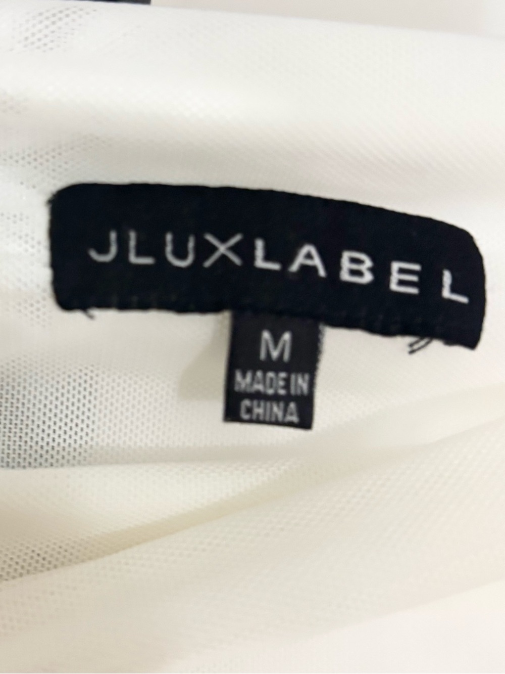 JLUXLABEL Sheer Ruched White Skirt - CAN BE WORN AS BIKINI COVER - Picture 7 of 7